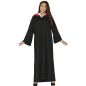 Disfraz mago tunica negra para mujer talla L 42-44