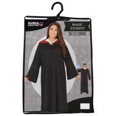 Disfraz mago tunica negra para mujer talla L 42-44 Harry Potter