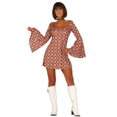 Disfraz disco dancer mujer años 70 disco vestido-El Informal Santander