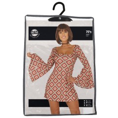 Disfraz disco dancer mujer años 70 disco vestido-El Informal Santander