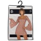 Disfraz disco dancer mujer años 70 disco vestido