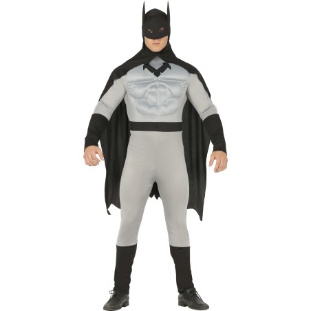 Disfraz Batman gris para hombre tallas