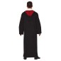 Disfraz mago tunica negra para hombre talla L 52-54