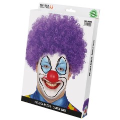 Peluca rizos lila payaso rizos-El Informal Santander
