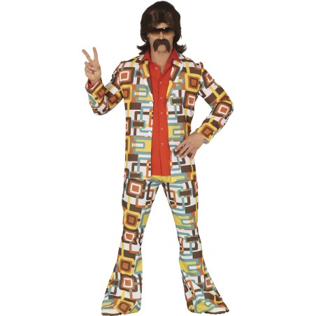 Disfraz discotequero años 70 hombre disco