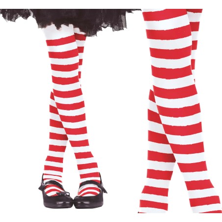 Pantys rayas rojas y blancas infantiles-El Informal