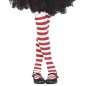 Pantys rayas rojas y blancas infantiles