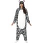 Disfraz pijama Cebra adulto unisex
