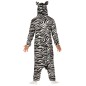 Disfraz pijama Cebra adulto unisex