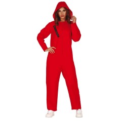 Disfraz ladron mono rojo capcuha mujer tallas-El Informal Santander