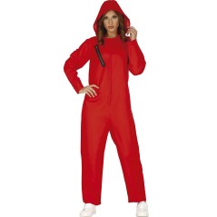 Disfraz ladron mono rojo capcuha mujer tallas-El Informal Santander