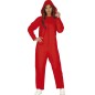 Disfraz ladron mono rojo capcuha mujer tallas