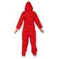 Disfraz ladron mono rojo capcuha mujer tallas
