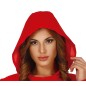 Disfraz ladron mono rojo capcuha mujer tallas
