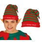 Gorro elfo verde y rojo adulto