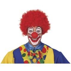 Peluca payaso rizos roja