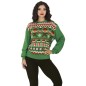 Jersey Navidad gracioso verde Elfo para mujer tallas