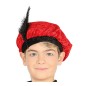 Disfraz paje de rey rojo para niño tallas