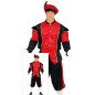 Disfraz Paje de rey mago rojo para hombre talla M o L