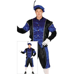 Disfraz Paje de rey mago azul para hombre talla M o L-El Informal