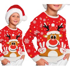 Jersey Navidad Reno infantil tallas-El Informal