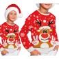 Jersey Navidad Reno infantil tallas