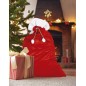 Saco regalos de papa noel rojo 60 x95 cm