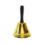 Campana papa noel 15 cm metalica navidad