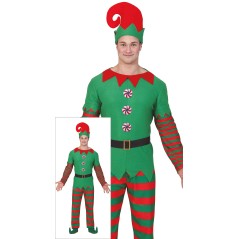 Disfraz Elfo de navidad para hombre talla M o L-El Informal Santander
