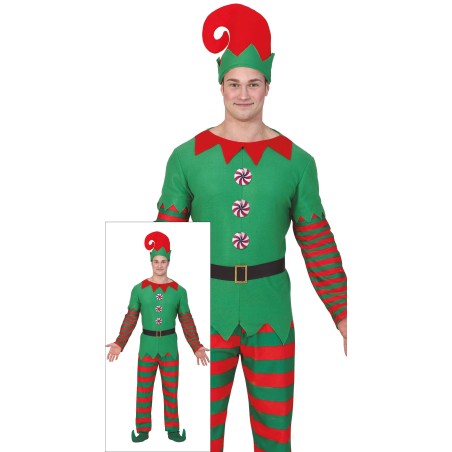 Disfraz Elfo de navidad para hombre talla M o L-El Informal Santander