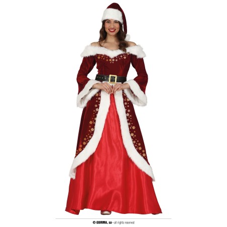 Disfraz Mama Noel elegante para mujer talla XL 44-46