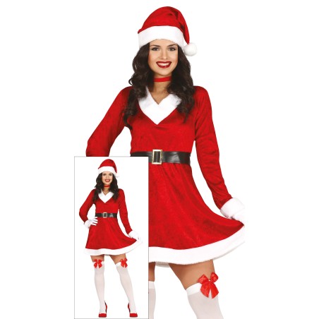 Disfraz Mama Noel Miss Santa para mujer tallas-El Informal Santander