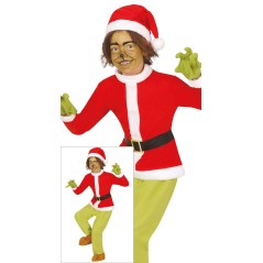 Disfraz elfo hater Grinch para niño tallas-El Informal Santander