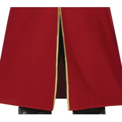 Disfraz de Capitan pirata rojo garfio para hombre tallas-El Informal