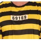 Disfraz prisionero preso amarillo negro los dalton Disfraz prisionero preso amarillo negro los dalton