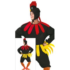 Disfraz gallo negro para adulto talla M 48-50 o L 52-54-El Informal Santander online