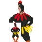 Disfraz gallo negro para adulto talla M 48-50 o L 52-54