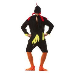 Disfraz gallo negro para adulto talla M 48-50 o L 52-54-El Informal Santander online