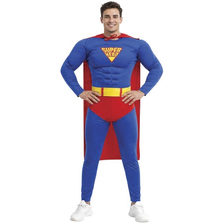 Disfraz super heroe man musculoso 80764