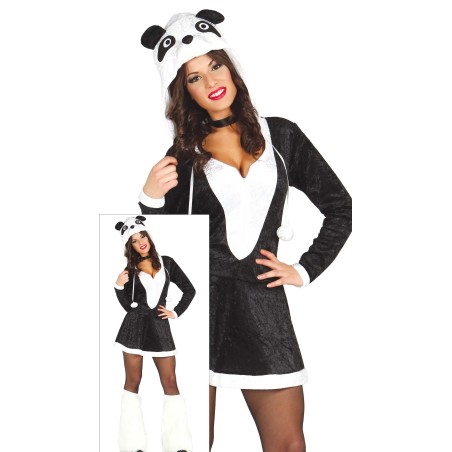 Disfraz oso panda para mujer varias tallas  vestido-El Informal Santander online