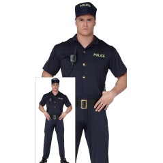 Disfraz policia agente nacional adulto tallas -El Informal