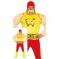 Disfraz luchador wwe talla l hombre hulk hogan