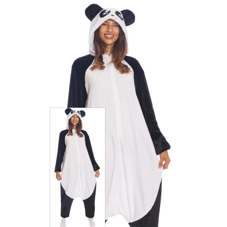 Disfraz oso panda pijama talla L adulto unisex-El Informal Santander online