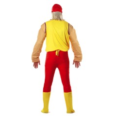 Disfraz de luchador WWE hombre hulk hogan para adulto barato