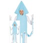 Disfraz calamar chipiron azul talla L adulto