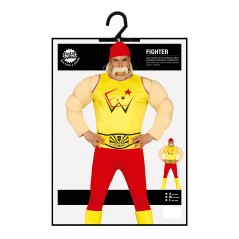 Disfraz de luchador WWE hombre hulk hogan para adulto barato