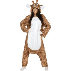 Disfraz jirafa tallas pijama adulto