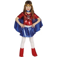 Disfraz Superheroina maravilla para niña tallas