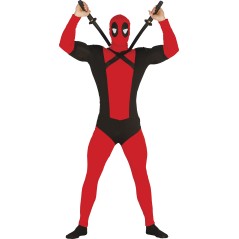 Disfraz antiheroe rojo Dead para hombre talla L