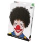 Peluca payaso negra de rizos barata